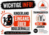 Mehr Platz für Training und Spielspaß: Getrennte Zugänge zu Trainingsbereich und Kinderland